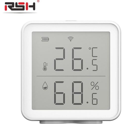Smart Home Tuya Smart WIFI Smart Temperature and Humidity Sensor Wireless WIFI Temperature and Humidity Sensor