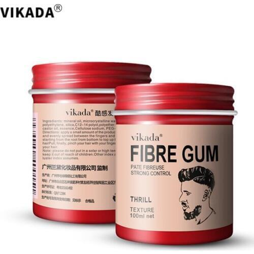 VIKADA hair wax hair styling mens matte hair disposable long-lasting shaping fluffy moisturizing hair oil