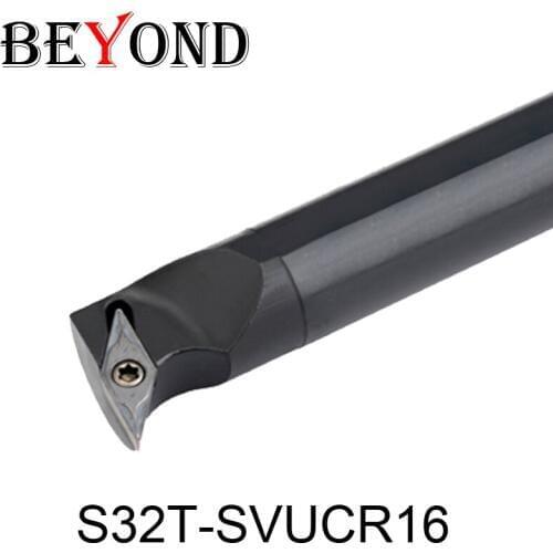BEYOND Factory Outlets SVUCR S32T-SVUCR16 S32T-SVUCL16 Internal Turning Tool Holder Lathe Cutter Tools Holder CNC Boring Bar