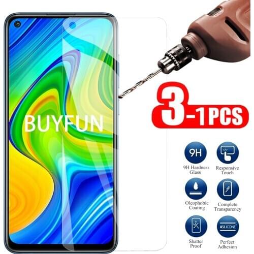 1-3Pcs HD Protective Glass For Xiaomi Redmi Note 9 Glass M2003J15SC/G/S Tempered Glass For Xiaomi Redmi Note 9 Safety Glass