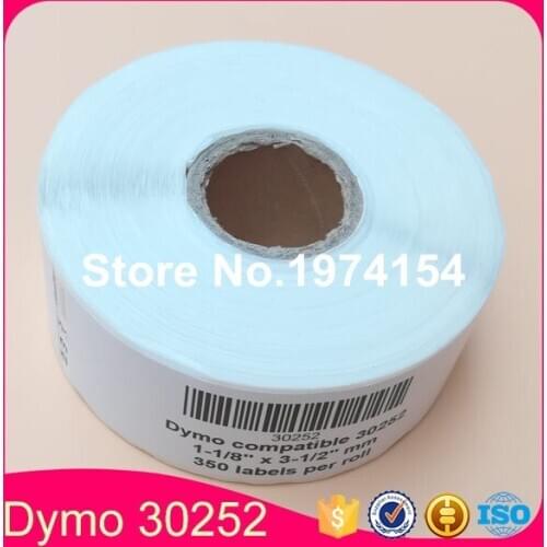 200 x Rolls Dymo 30252 dymo Compatible 1-1/8 x 3-1/2 Address Labels(other products: 99012,9014,99015,11352,11354 ,11355 ,11356