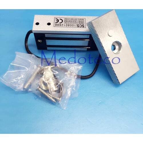 60KG 12V 100LBS Holding Force Mini Magentic Lock Electric Magnetic Door Lock Mini Cabinet Lock