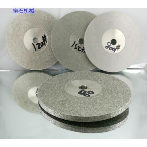 Diamond disk 45-1000 grit grain lapidary ID 10mm 100mm Diamond Grinding Disc Wheel Rotary Rotary Abrasive Tools Gold/Silver