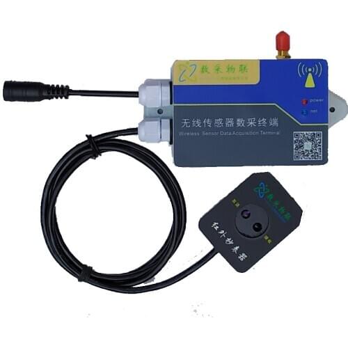 Smart meter wireless far infrared meter reader Non-contact electrical energy collection through the glass cabinet door