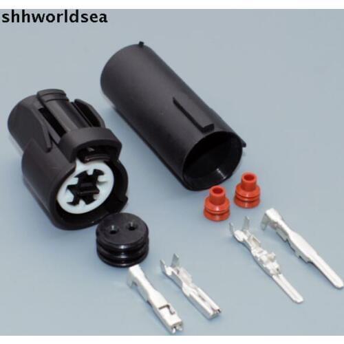 Shhworldsea 2pin car pigtail case for VTEC pressure switch Knock sensor Coolant Sensor socket plug 00 B20Z 97-01 Prelude H22A 6"