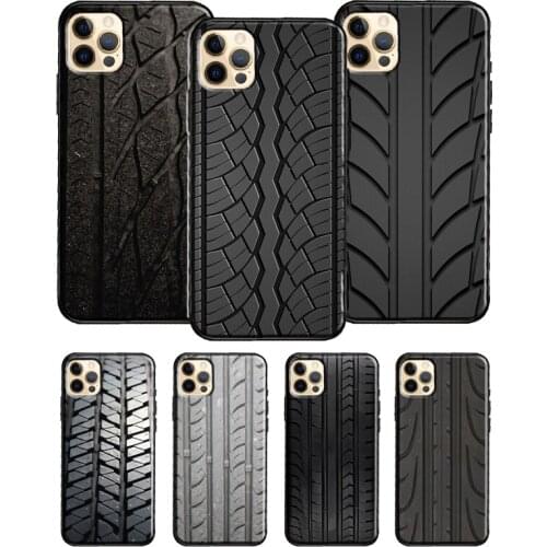 Tire Tread Pattern Case For iPhone SE 2020 X XR XS Max 8 7 Plus 12 Pro Max Case For iPhone 11 Pro Max 12 mini