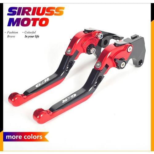 CNC Aluminum Motorcycle Foldable Lever Motorbike Brake Clutch Levers Case for Suzuki GSR750 GSR GSX-S 750 GSX-S750 2011-2016