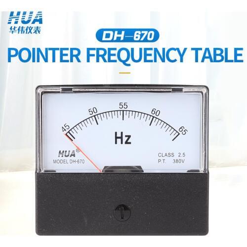 DH-670 AC Frequency table / Hz meter /Herzt meter 45-55Hz 45-65Hz 55-65Hz
