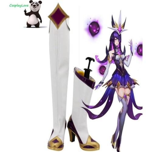 GAME LOL Cosplay Star Guardian Janna White Shoes Cosplay Long Boots Leather Custom Made CosplayLove