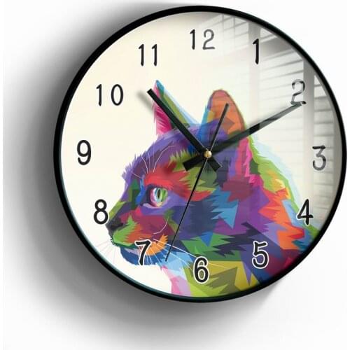 Nordic Art Mute Wall Clock For Home Decor 12 Inch Modern Minimalist Wall Clocks Simple Decorative Wall Watches