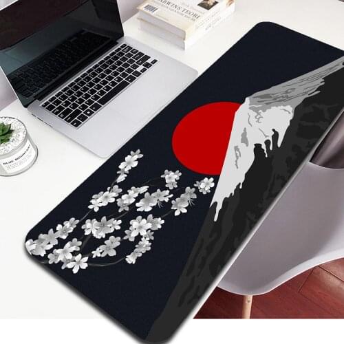 XGZ Landscape Japan Mount Fuji Large Mouse Pad Notebook PC Gamer Keyboard Carpet Mat Gaming Accessories Desktop Gaming Mouse Pad