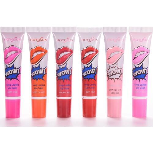 2017New Arrive Makeup Cosmetics Brand Romantic Bear Long Lasting Lip Gloss Peel Off Lipstick Matte Waterproof Labiales Lip Tint