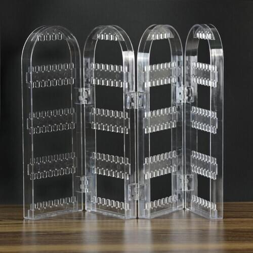 240 Hole Transparent Jewellery Display Stand Multifunctional Necklace Chain Bracelet Holder Detachable Earring Jewelry Organizer