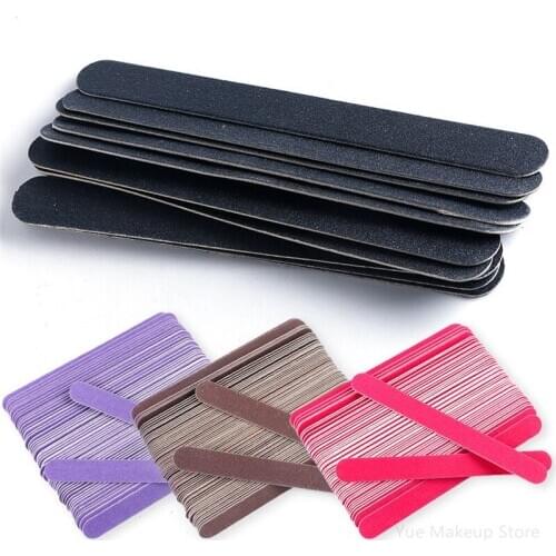 Professional Double Side Nail File Nail Art Sanding 180/240 Grit Nail Buffer Files Sandpaper Block Manicure Tool Wholesale 30#9