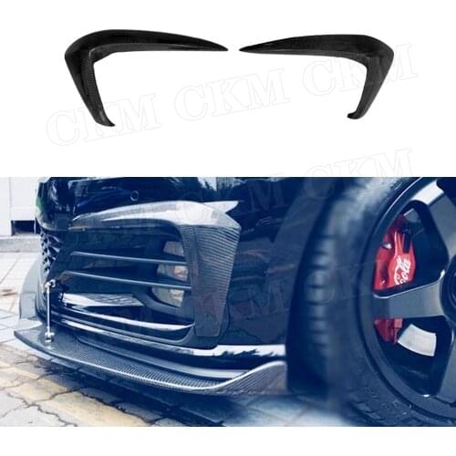 Carbon Fiber Front Bumper Lip Splitters For Volkswagen VW Golf 7.5 GTI 2018 2019