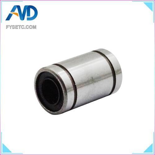 10pcs/lot LM8UU Ball Bearings 8mm Bushing For CNC 3D Printers Parts Rail Linear Long Rod Shaft Part 8mm*15mm*24mm Aluminum Bush