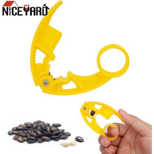 Plastic Nutcracker Melon Seed Plier Clamp Pistachio Sunflower Seeds Peeler Nut Cracker Walnut Pine Sheller Opener Kitchen Tools