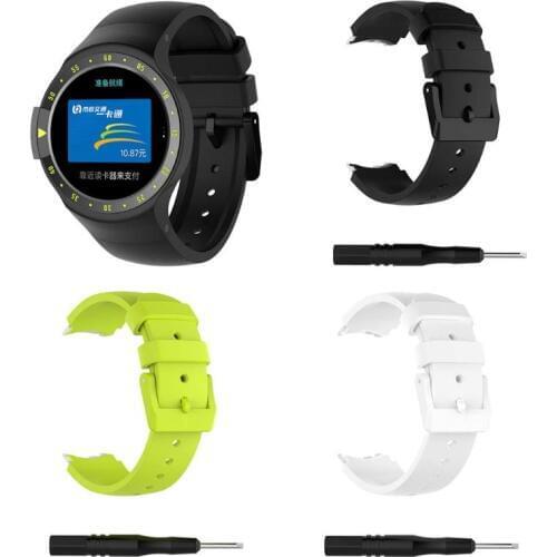 Silicone Replacement Watch Band Strap Bracelet For Ticwatch S Smartwatch-Knight