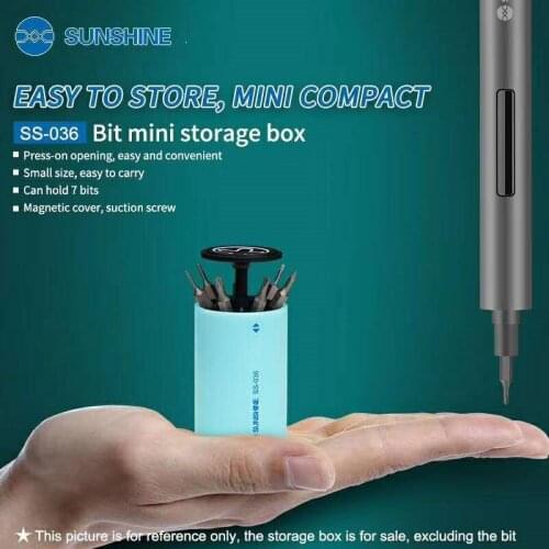 SUNSHINE SS-036 Batch Tsui Mini Storage Box Magnetic Batch of Mini Receiving Box Screwdriver Batch Head Magnetic Storage Box
