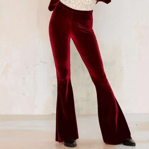 Top-Save Women's Velvet Trousers