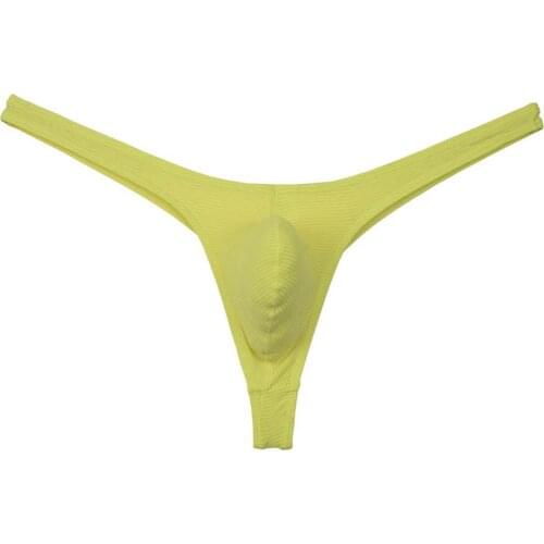 Men Thong Underwear Sexy Low Rise T-Back Under Panties full of temptation