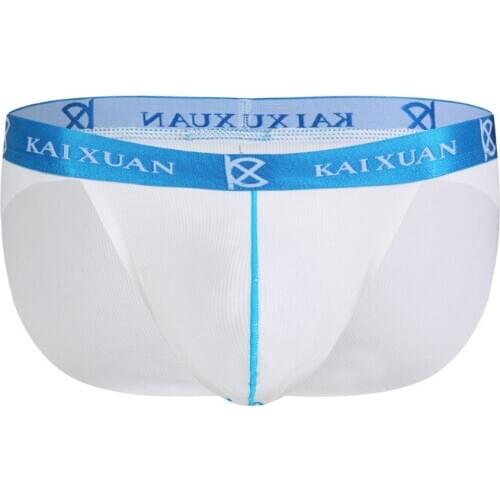 2020 Mens Modal Underwear Ultra-Thin Breathable Low Waist U Convex Big Bag Sexy Mens Briefs