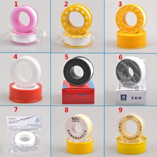 Thickened raw material with gas pipe seal with raw tape bathroom water tape for Water Pipe Plumbing Sealing Tapes