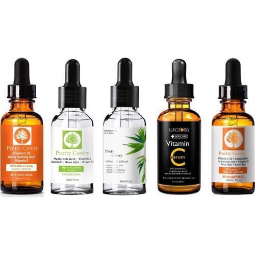 30ml Retinol Vitamin C Serum Moisturizing Whitening Repair Skin Serum Hyaluronic Acid Shrink Pore Face Serum Skin Care
