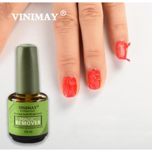 VINIMAY 1p Burst Magic Remove UV Gel Nail Polish Magic Remover Soak Off Nail Art Primer Acrylic Clean Degreaser for Nail Lacquer