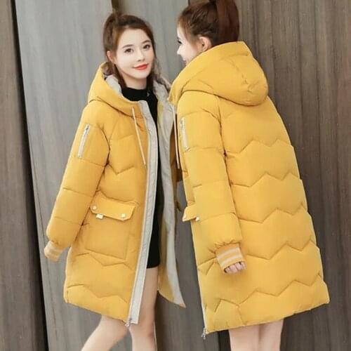 High Quality Winter Jacket Women Parkas Thick Down Cotton Jacket Large Size Mid-long Hooded Outerwear Women Warm Winter Coat