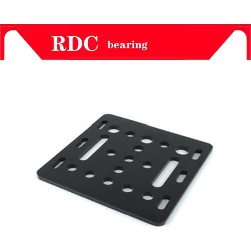 1PCS 3D Printer part Openbuilds V-Slot Gantry Plate 20mm black sand blasting 65.5mmx65.5mmx3mm