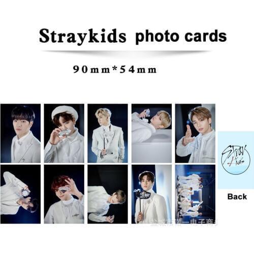10pcs/set kpop stray kids photo cards new album HD good quality stray kids photocards kpop for fans collection D