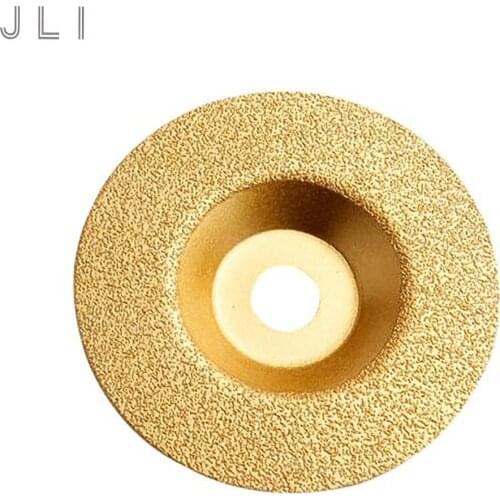JLI 1pc 4"100mm Diamond Grinding Wheel Polishing Grinding Disc Saw Blade Rotary Wheel Dremel For Glass Ceramics Abrasive Tools