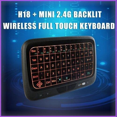 2.4Ghz Wireless Full Touchpad Keyboards Backlight Keyboard for PC Laptop Tablet Pad Smart Andro/Raspberry pi 4 B/3B/3B