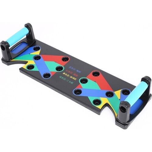 Push Up Board 9 in 1 System Body Building Fitness Exercise Tools Men Women Workout Push-up Stands for Gym Body Training Rack