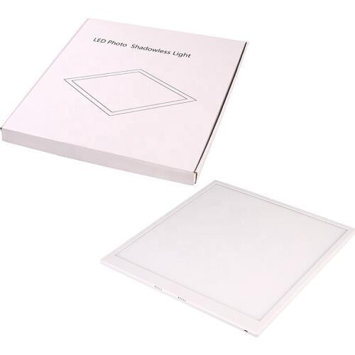 Foleto 40cm Photo Studio Fill usb Light LED Shadowless Light Panel Dimmable Photography Softbox Bottom Light for Food Jewelry