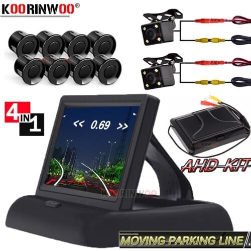 Koorinwoo Park sensor parking system Car Display With Camera blind spot sensor Radar detector mirror For BMW/SKODA/VOLVO/Hyundai