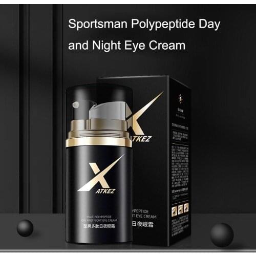 Men Day and Night Anti-wrinkle Firming Eye Cream Skin Care Black Eye Puffiness Fine Lines Wrinkles Face Care Product