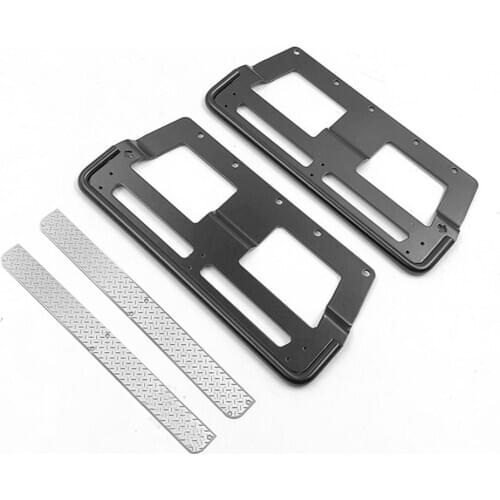 Metal Side Pedal Plate Step Sliders for BRX01 LC70 RC Crawler Car Upgrade Parts