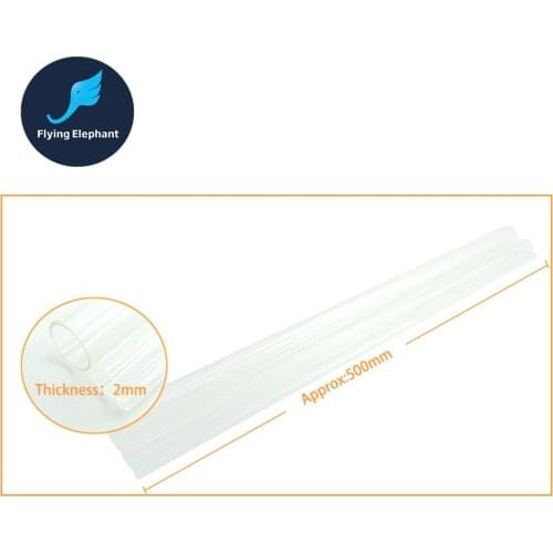 Multifunctional (50cm/Piece) OD50 60 70 80 90 100mm Transparent DIY Acrylic Tube PMMA Tube for PC computer water cooling