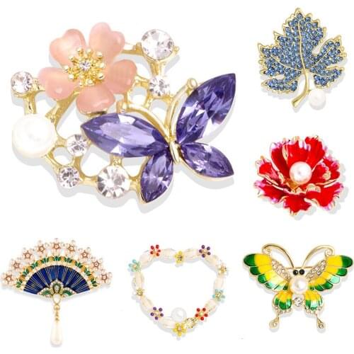 Fashion Trendy Enamel Fruit Shape Brooch For Women Green Leaf Cherry Brooches Suit Lapel Pin Clothing Scarf Badges Accessories