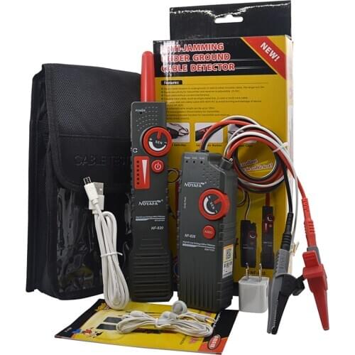 Noyafa NF-820 RJ45 RJ11 BNC Tester High & Low Voltage Cable Tester Underground Cable Finder Anti-Interference Wire Tracker