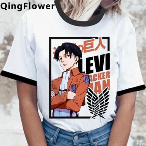 Attack on Titan Shingeki No Kyojin Titan Attack t-shirt female harajuku vintage ulzzang clothes tumblr harajuku kawaii