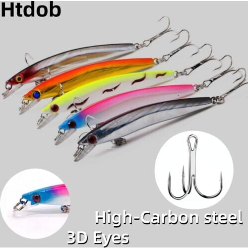 5 Colors Minnow Fishing Lure 8CM/5G Wobblers Fishing Popper Lure Isca Artificial Hard Bait Pesca Fishing Crankbait Tackle