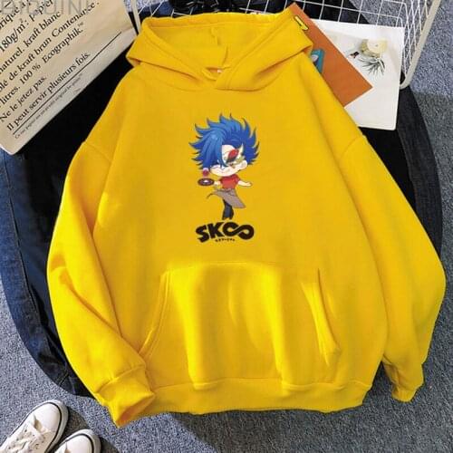 Manga Cartoon SK8 The Infinity Printing Hoodies Sweatshirts Men Women Pullovers Unisex Streetwear Casual Hip Hop Regular Hoody