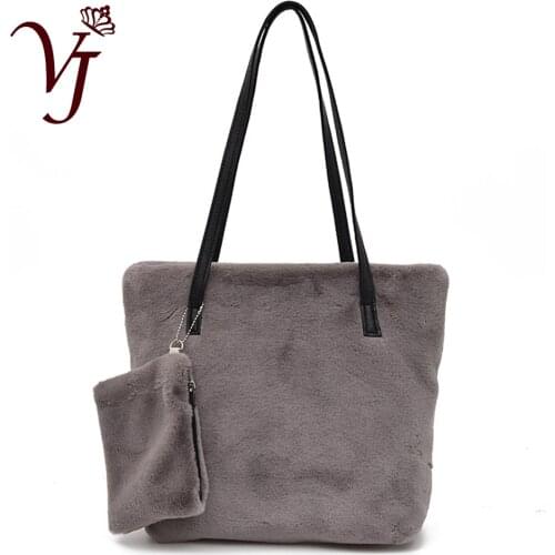 VICTORY JOY Women's Fur Bags