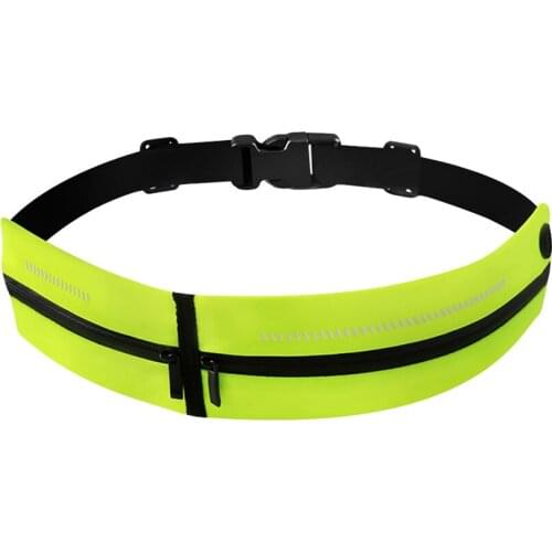 Waist Pack Double Pocket Waterproof Phone Belt Nylon Casual Small Bag Traveling Running Cycling Hiking Sport Shopping Bag