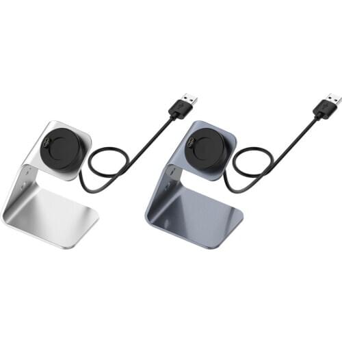 Charger Dock Aluminum Alloy Charging Cable Dock Station For Garmin Forerunner 745 Smart Watch Universal Charger With Chip