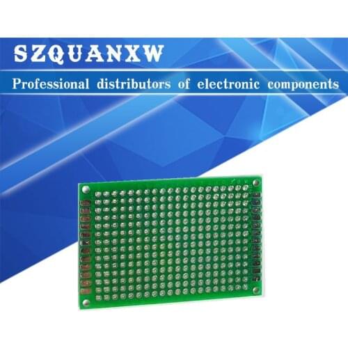 10pcs Electronic PCB Board 4x6cm Diy Universal Printed Circuit Board 4*6cm Double Side Prototyping PCB For Arduino Copper Plate