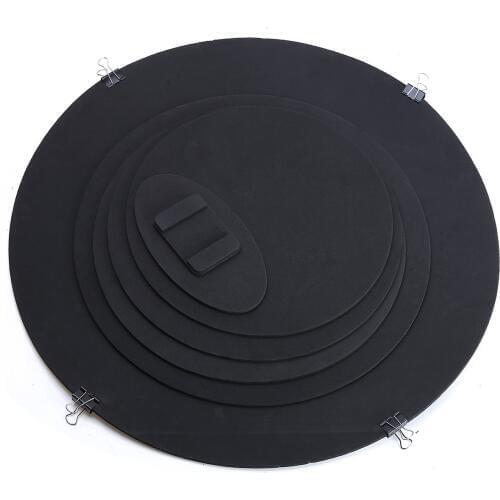 10pcs Rubber Foam Drum Snare Rubber Foam Folding Sound Off Tool Accessories Practical Mute Silencer Pad Kit Bass Percussion